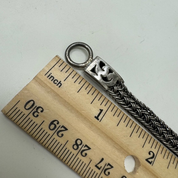 Lois Hill 925 Sterling silver toggle clasp bracelet - Picture 10 of 16